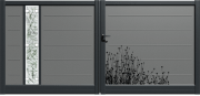 Portail aluminium battant classique