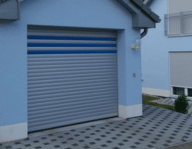 Porte roulante coloris gris anthracite