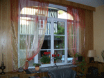 Fenêtre PVC blanc en anse de panier
